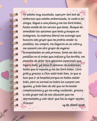 Testimonio 2 - captura de conversación WhatsApp con Antonia
